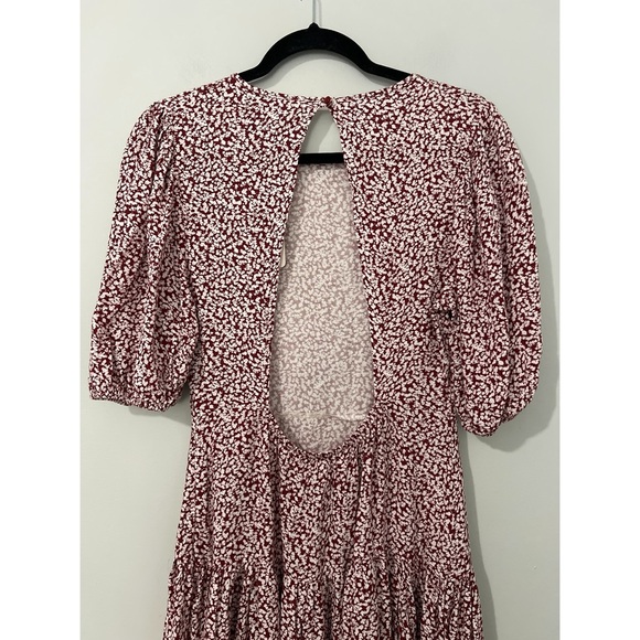 Free People Dancing In The Dark Dress Women’s Small Red White - Picture 7 of 14